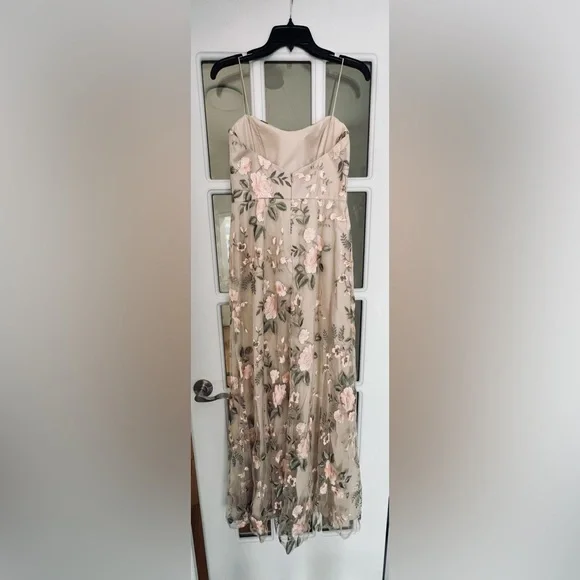 Jenny Yoo Floral Dress in Enchanted Floral Soft Blush - Picture 7 of 9